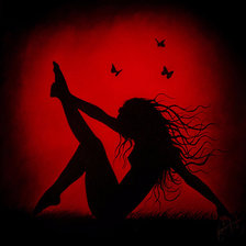 Схема вышивки «на красном»