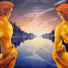 Схема вышивки «Двое»