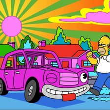 Схема вышивки «гомер»