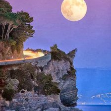 Схема вышивки «море луна»