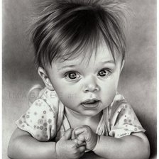 Схема вышивки «Чудо чудное! Малыш!»