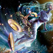 Схема вышивки «Весы (без надписи)»