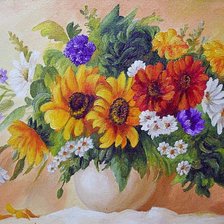 Схема вышивки «букет Елены Шалапугиной»