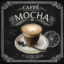 Схема вышивки «Кофе»