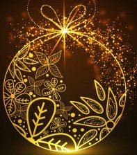 Схема вышивки «новогодняя игрушка»