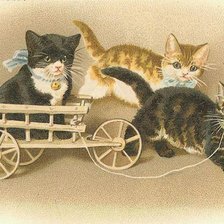 Схема вышивки «В повозке»