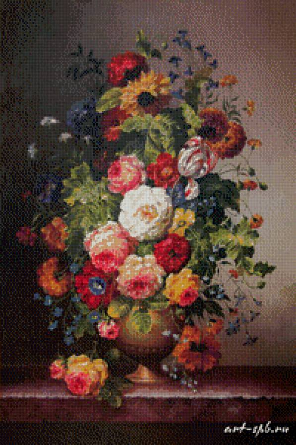 Букет цветов - цветы, букет - предпросмотр