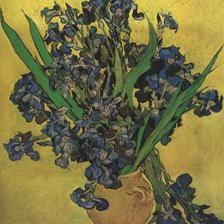 Схема вышивки «Букет ирисов, Ван Гог»