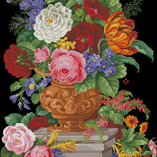 Схема вышивки «букет»