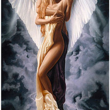 Схема вышивки «Ангел»