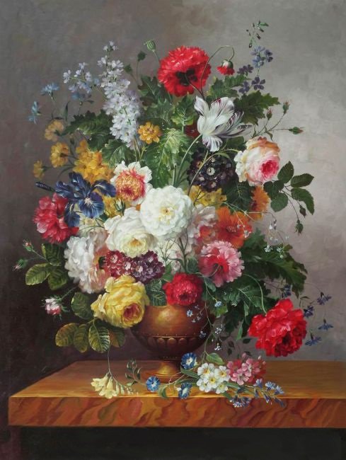 Букет цветов большой - розы, цветы, пионы - оригинал