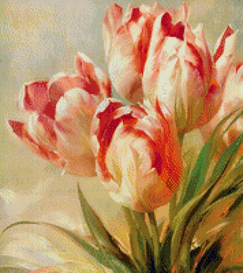 Цветы весны - цветы, букет - предпросмотр