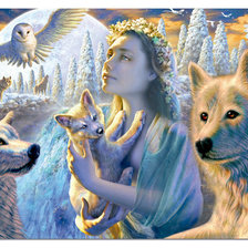 Схема вышивки «Зимняя фантазия»