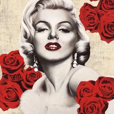 Схема вышивки «Мерилин»