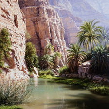 Схема вышивки «Горы Ирана.»