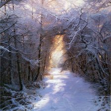 Схема вышивки «Зимняя арка.»