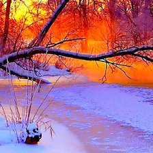 Схема вышивки «Зима»