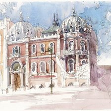 Схема вышивки «Пейзаж»