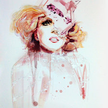 Схема вышивки «FASHION - иллюстрации Флойд Грей»