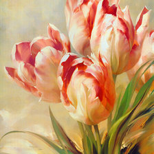 Схема вышивки «tulipany»