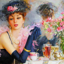 Схема вышивки «Ожидание»