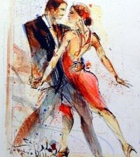 Схема вышивки «Танец»