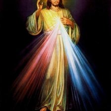 Схема вышивки «Иисус, Уповаю на Тебя»