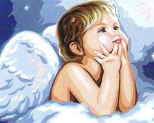 Схема вышивки «Ангелочек»