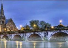 Схема вышивки «Ночной мост»