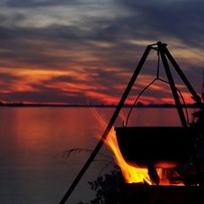 Схема вышивки «Вечерняя уха»