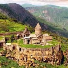 Схема вышивки «Замок в горах»