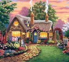 Схема вышивки «Домик 2»