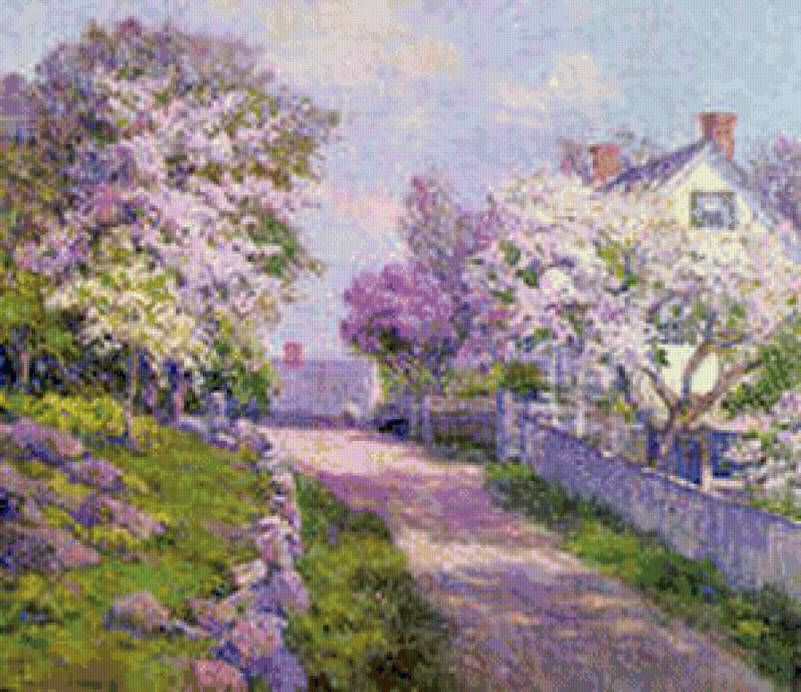 Цветущая улица - предпросмотр