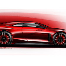 Схема вышивки «красная машина»