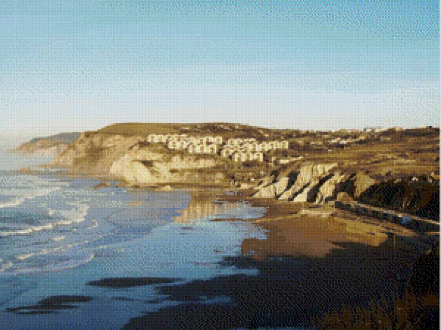 Vista general Playa Sopelana-Bizkaia - предпросмотр