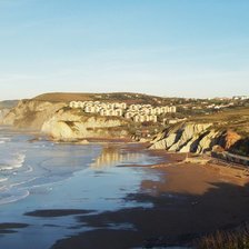 Vista general Playa Sopelana-Bizkaia