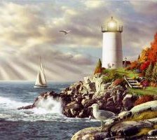 Схема вышивки «Маяк 1»