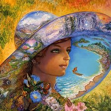 Схема вышивки «Шляпа путешествий»