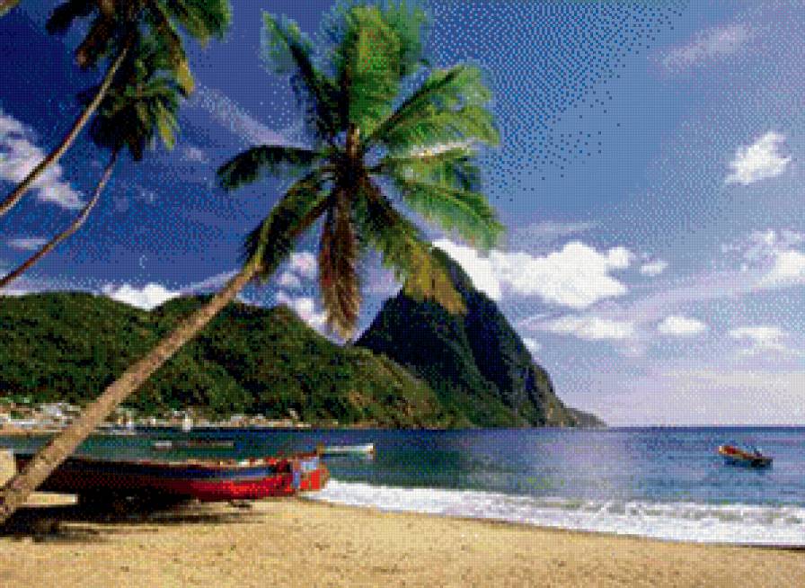 Море и пальмы - предпросмотр