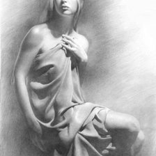 Схема вышивки «девушка»