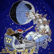 Схема вышивки «star wars new year»