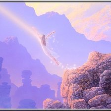 Схема вышивки «полет»