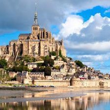 Схема вышивки «Le Mont Saint Michelle»