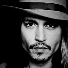 Схема вышивки «Джонни Депп»