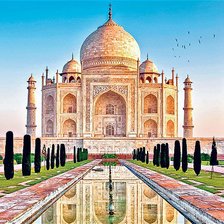 Схема вышивки «Tal Majal Real»