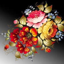 Схема вышивки «Цветы»
