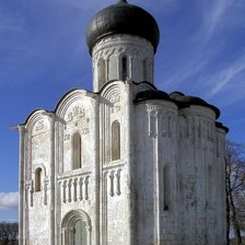 Схема вышивки «Церковь Покрова на Нерли»