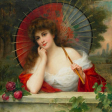 Схема вышивки «ДЕВУШКА»