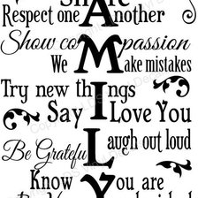 Схема вышивки «Family»