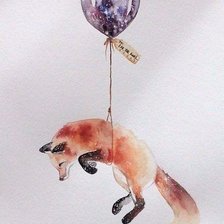 Схема вышивки «Лиса»